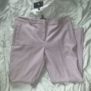 Black and White geometric dress pants